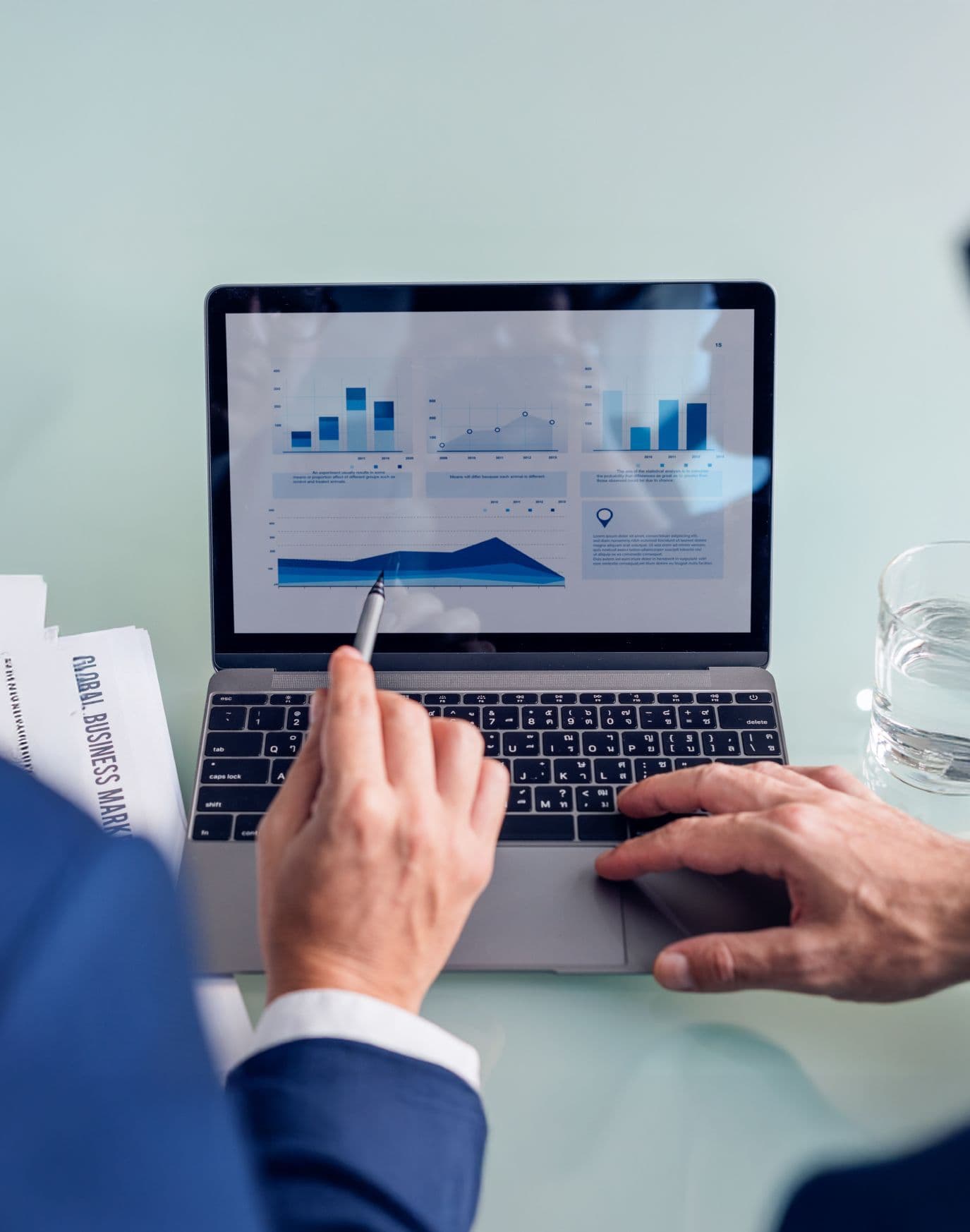تحليلات استخدام شبابيك الخدمة 