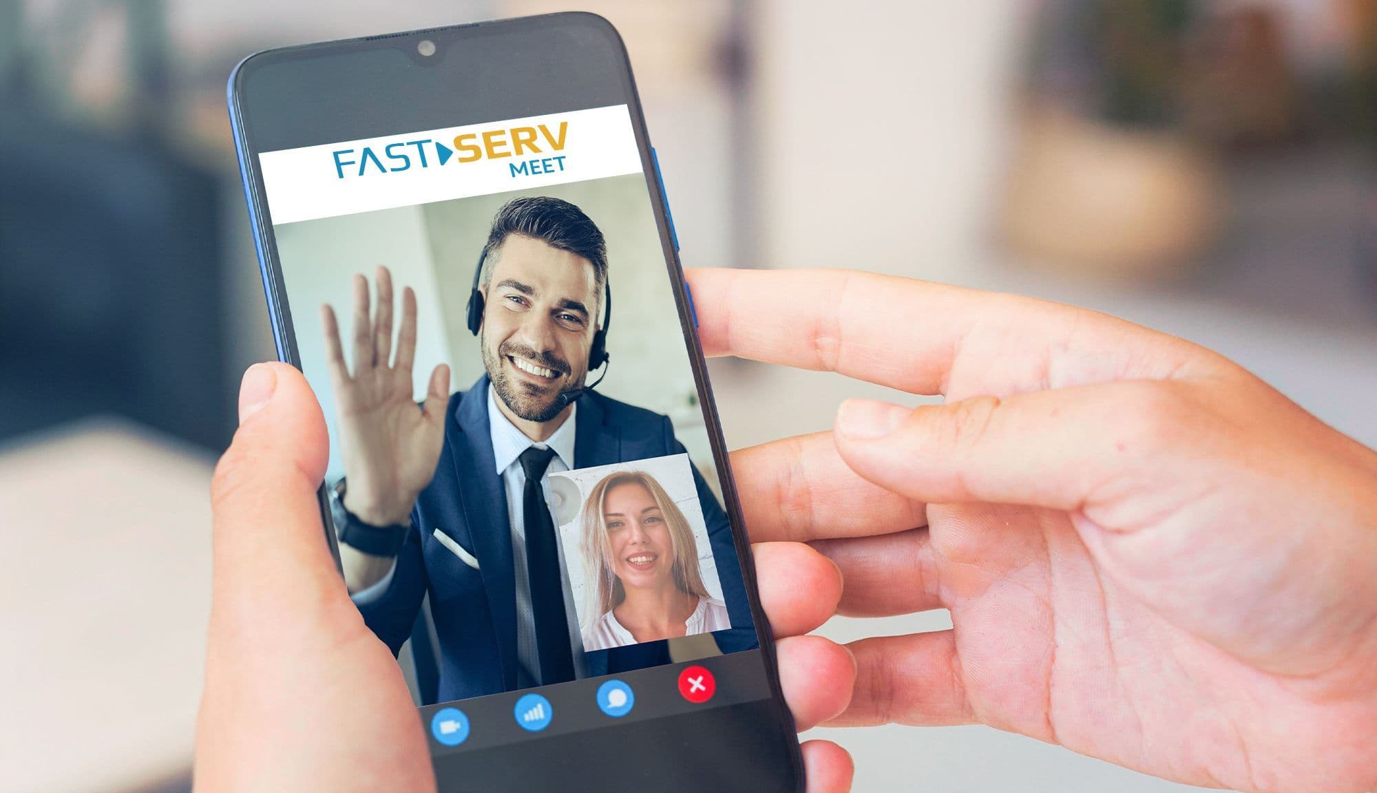 Remote customer visit system