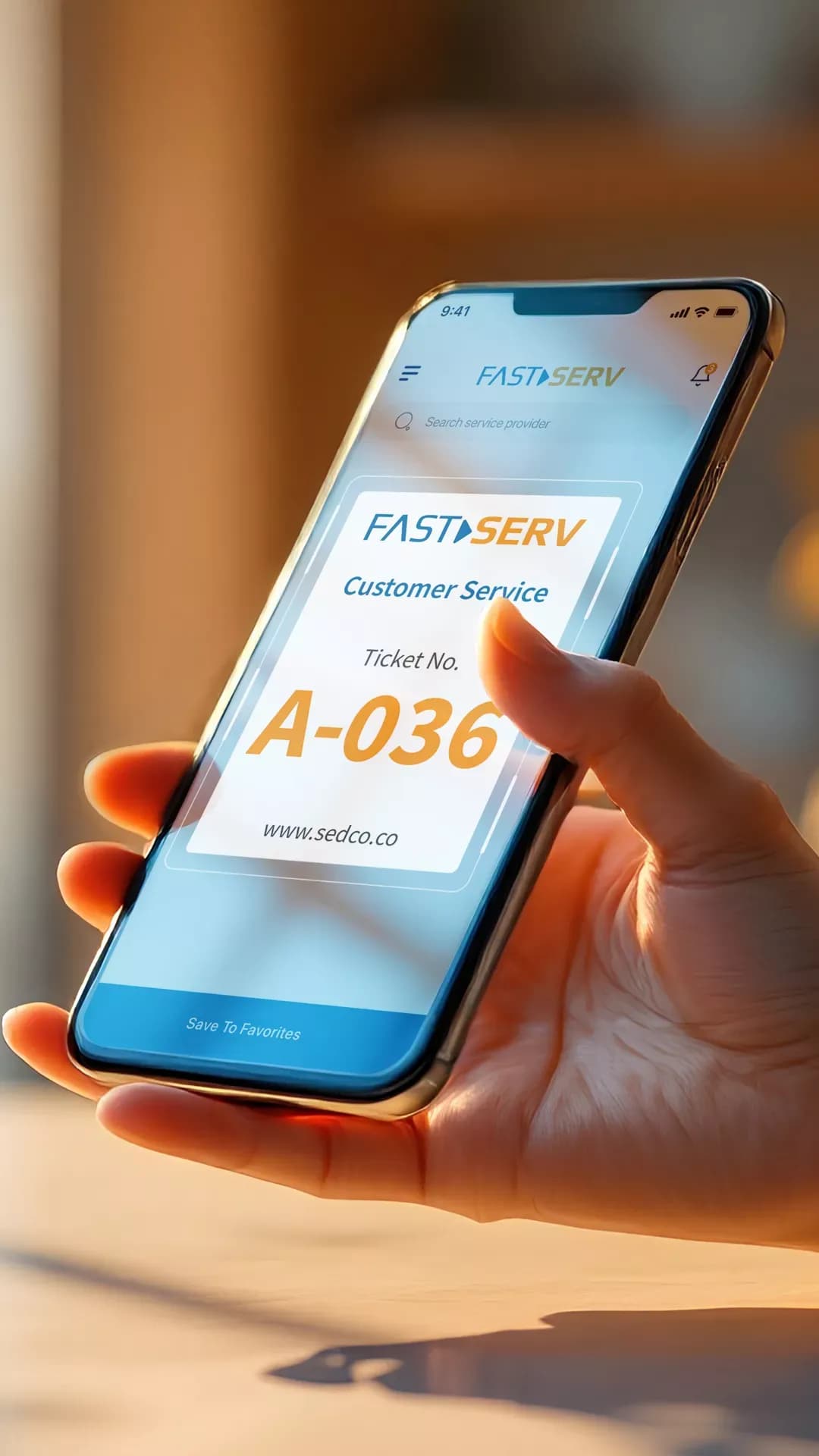Système de gestion des files d'attente service client
